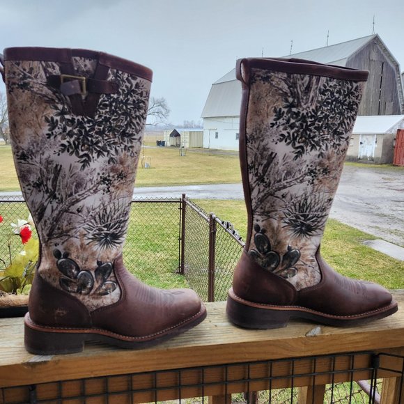 Chippewa Tall "Snake bite proof" Western boots - Picture 1 of 7